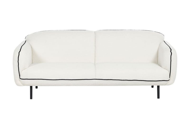 Balint Sofa 3-seter - Hvit/Svart - Møbler - Sofaer - 3 seter sofa