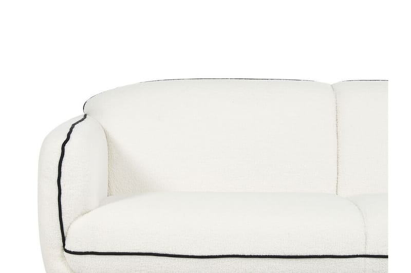 Balint Sofa 3-seter - Hvit/Svart - Møbler - Sofaer - 3 seter sofa