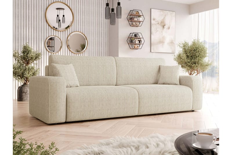 Barile Sofa 3-seter - Beige - Møbler - Sofaer - 3 seter sofa