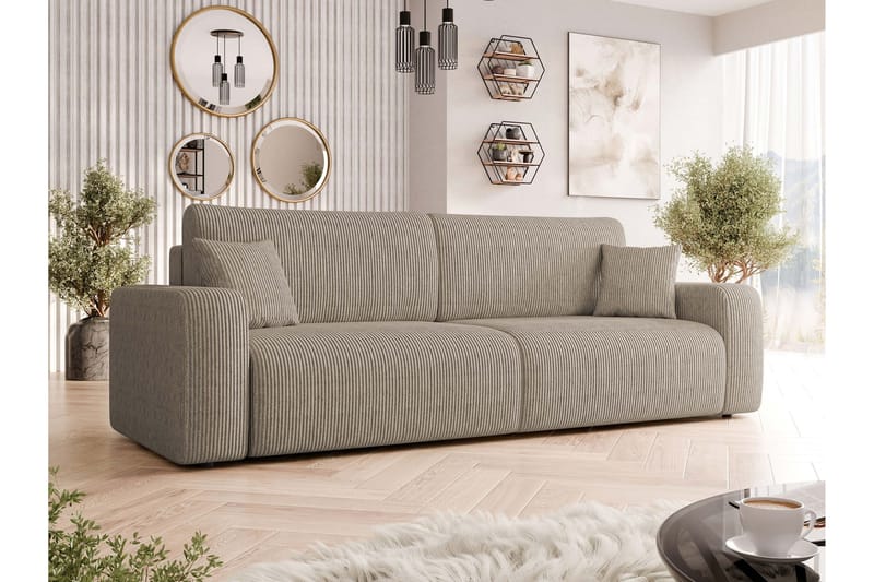 Barile Sofa 3-seter - Beige - Møbler - Sofaer - 3 seter sofa