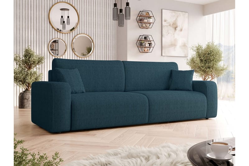 Barile Sofa 3-seter - Blå - Møbler - Sofaer - 3 seter sofa