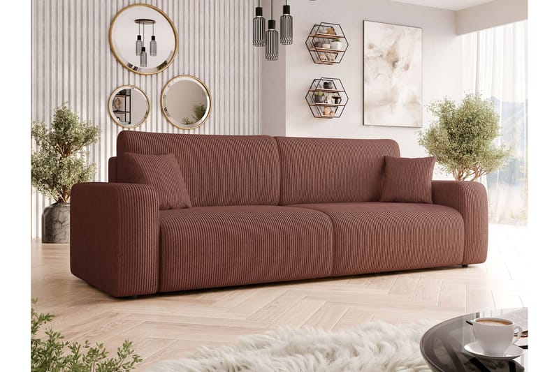 Barile Sofa 3-seter - Brun - Møbler - Sofaer - 3 seter sofa