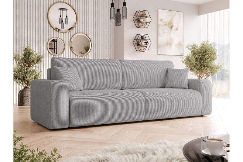 Barile Sofa 3-seter - Grå - Møbler - Sofaer - 3 seter sofa