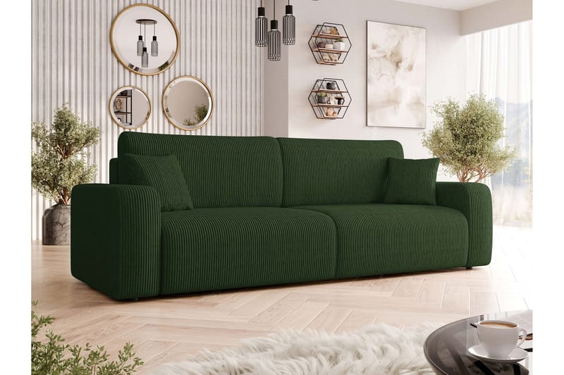 Barile Sofa 3-seter - Grønn - Møbler - Sofaer - 3 seter sofa