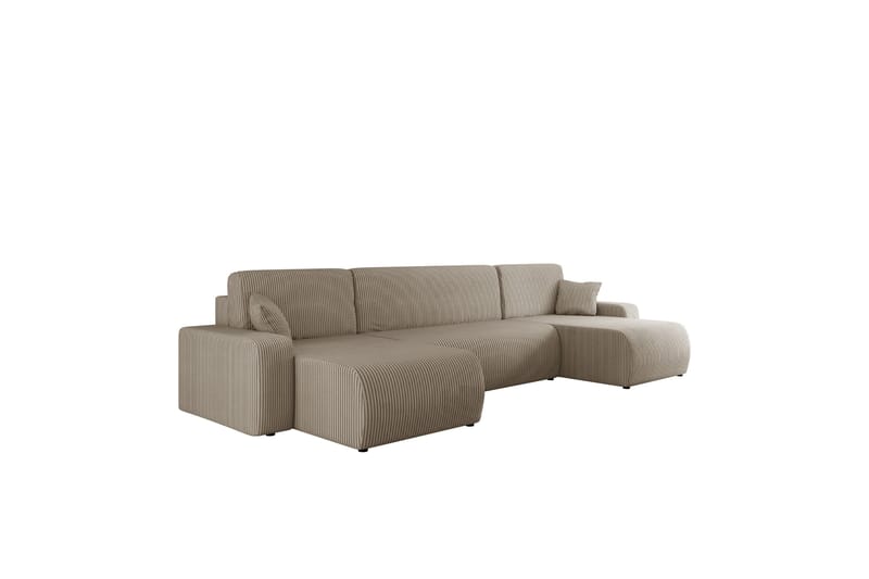 Barile Sofa Dobbeldivan 4-seter - Beige - Møbler - Sofaer - U-sofa