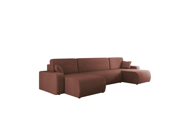 Barile Sofa Dobbeldivan 4-seter - Rosa - Møbler - Sofaer - U-sofa