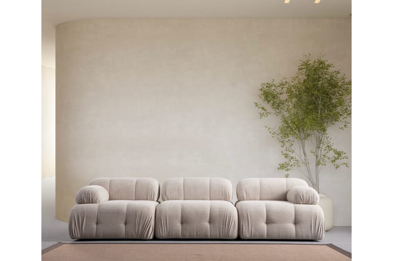 Bengul Sofa 3-seter - Krem - Møbler - Sofaer - 3 seter sofa