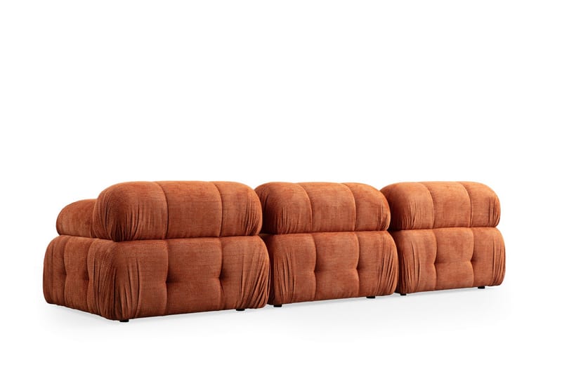 Bengul Sofa 3-seter - Oransje - Møbler - Sofaer - 3 seter sofa