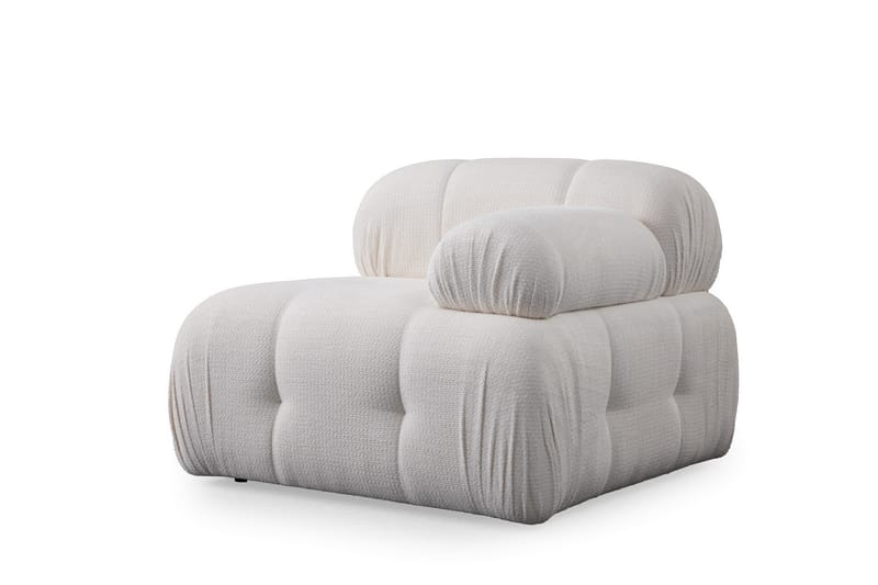 Bengul Sofa med Sjeselong 2-seter - Hvit - Møbler - Sofaer - Sofaer med sjeselong - 2 seters sofa med divan