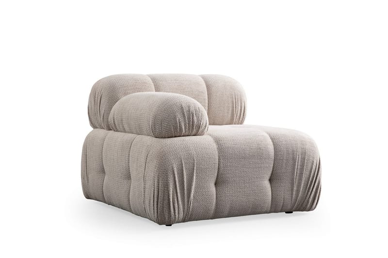 Bengul Sofa med Sjeselong 2-seter - Krem - Møbler - Sofaer - Sofaer med sjeselong - 2 seters sofa med divan