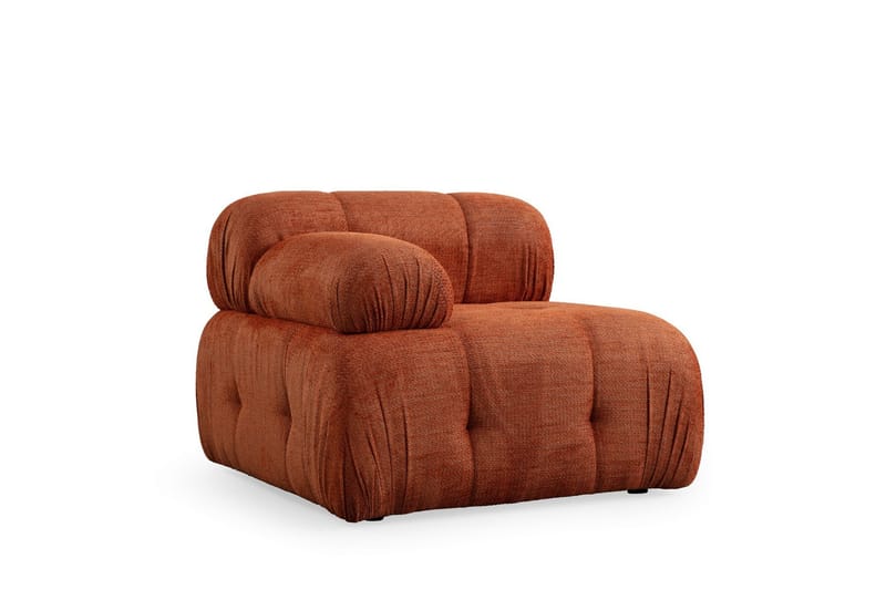 Bengul Sofa med Sjeselong 2-seter - Oransje - Møbler - Sofaer - Sofaer med sjeselong - 2 seters sofa med divan