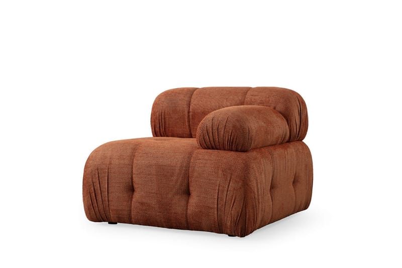 Bengul Sofa med Sjeselong 2-seter - Oransje - Møbler - Sofaer - Sofaer med sjeselong - 2 seters sofa med divan