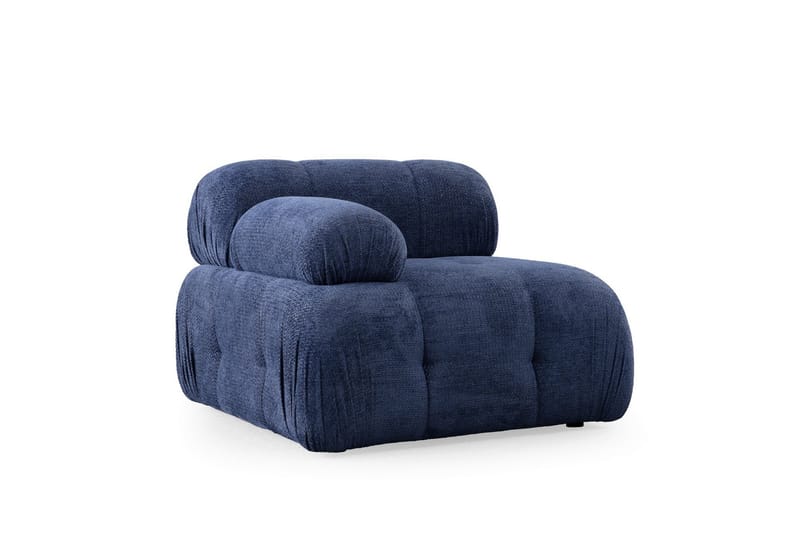 Bengul Sofa med Sjeselong 3-seter - Blå - Møbler - Sofaer - Sofaer med sjeselong - 3 seters sofa med divan