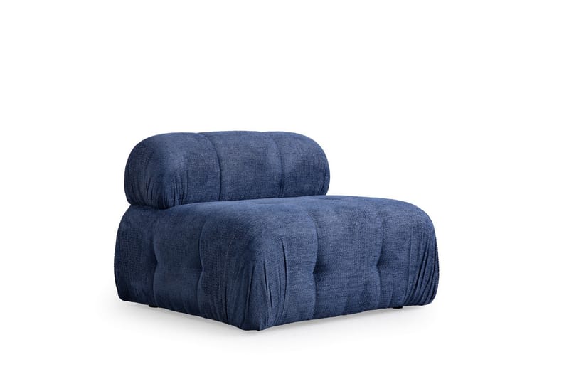 Bengul Sofa med Sjeselong 3-seter - Blå - Møbler - Sofaer - Sofaer med sjeselong - 3 seters sofa med divan