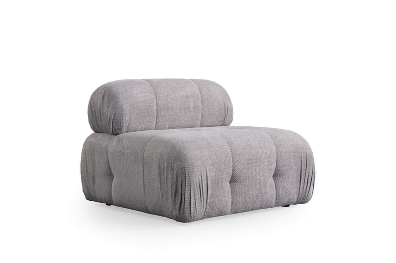 Bengul Sofa med Sjeselong 3-seter - Lys grå - Møbler - Sofaer - Sofaer med sjeselong - 3 seters sofa med divan