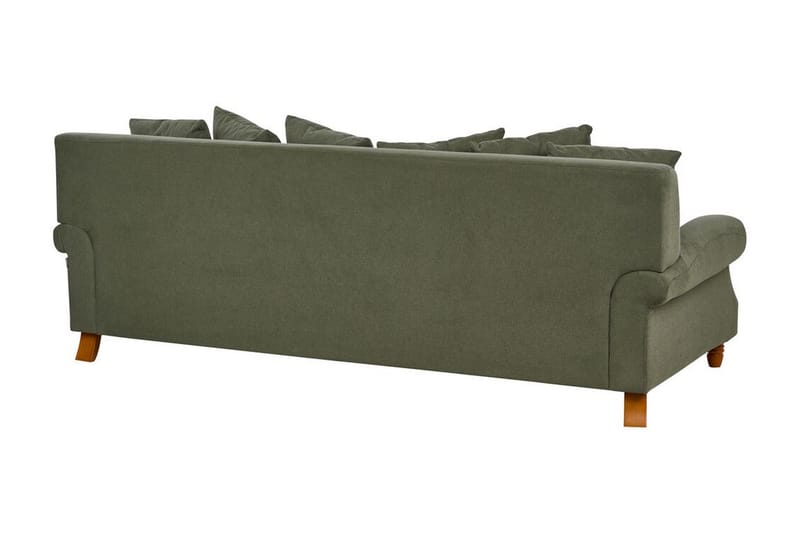 Bijan Sofa 3-seter - Grønn/Mørkt tre - Møbler - Sofaer - 3 seter sofa