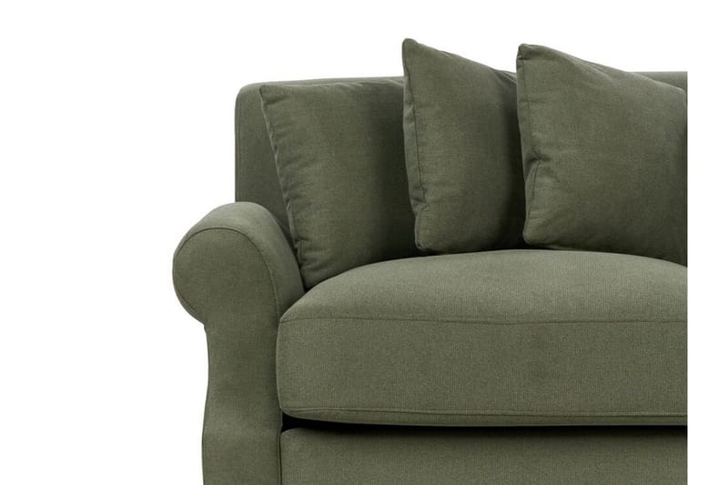 Bijan Sofa 3-seter - Grønn/Mørkt tre - Møbler - Sofaer - 3 seter sofa