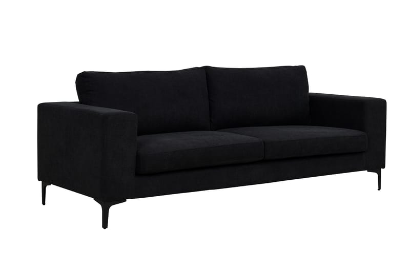 Bolero 3-seter Sofa - Svart - Møbler - Sofaer - 3 seter sofa