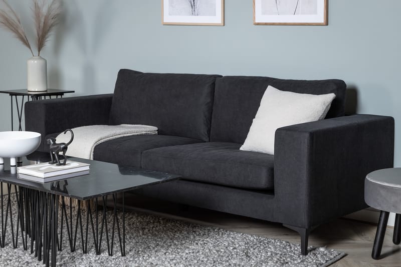 Bolero 3-seter Sofa - Svart - Møbler - Sofaer - 3 seter sofa