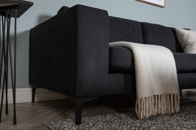 Bolero 3-seter Sofa - Svart - Møbler - Sofaer - 3 seter sofa