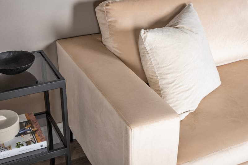 Bolero Fløyelssofa 3-seter - Beige - Møbler - Sofaer - 3 seter sofa