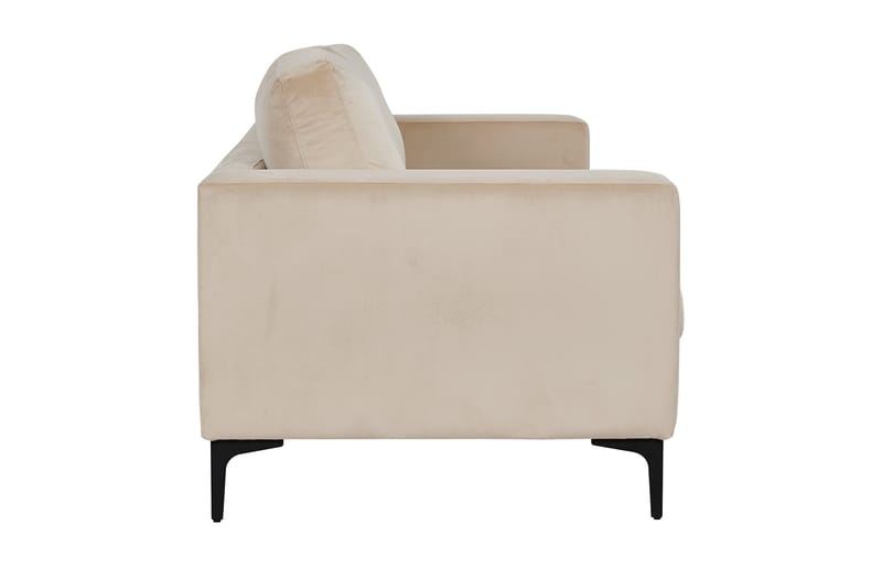 Bolero Fløyelssofa 3-seter - Beige - Møbler - Sofaer - 3 seter sofa