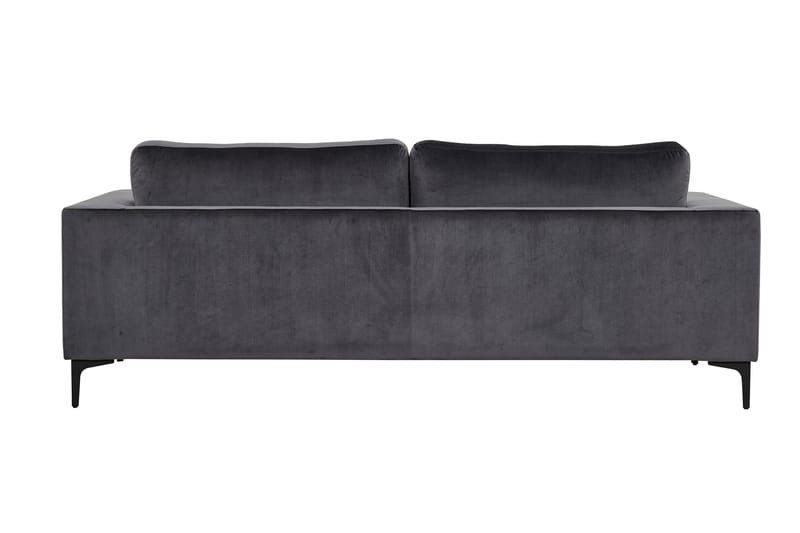 Bolero Fløyelssofa 3-seter - Mørk grå - Møbler - Sofaer - 3 seter sofa