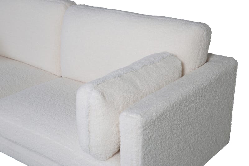 Boom 3-seter Sofa Teddy - Hvit - Møbler - Sofaer - 3 seter sofa