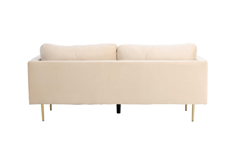 Boom Fløyelssofa 3-seter - Beige - Møbler - Sofaer - 3 seter sofa