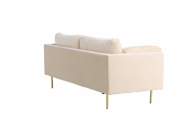 Boom Fløyelssofa 3-seter - Beige - Møbler - Sofaer - 3 seter sofa