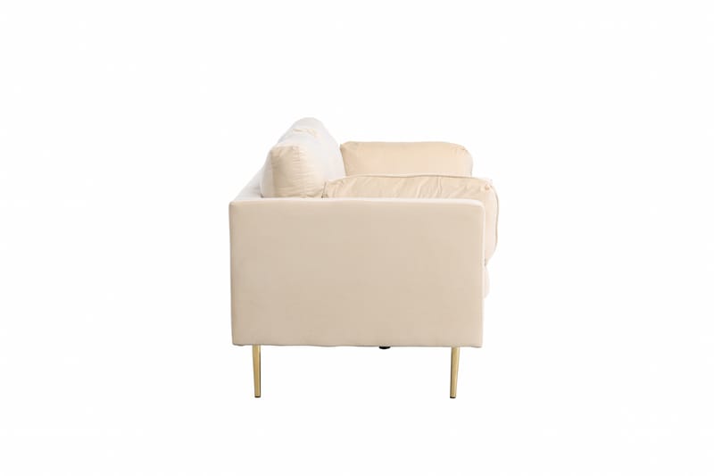 Boom Fløyelssofa 3-seter - Beige - Møbler - Sofaer - 3 seter sofa