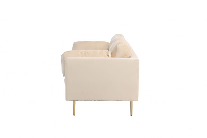 Boom Fløyelssofa 3-seter - Beige - Møbler - Sofaer - 3 seter sofa