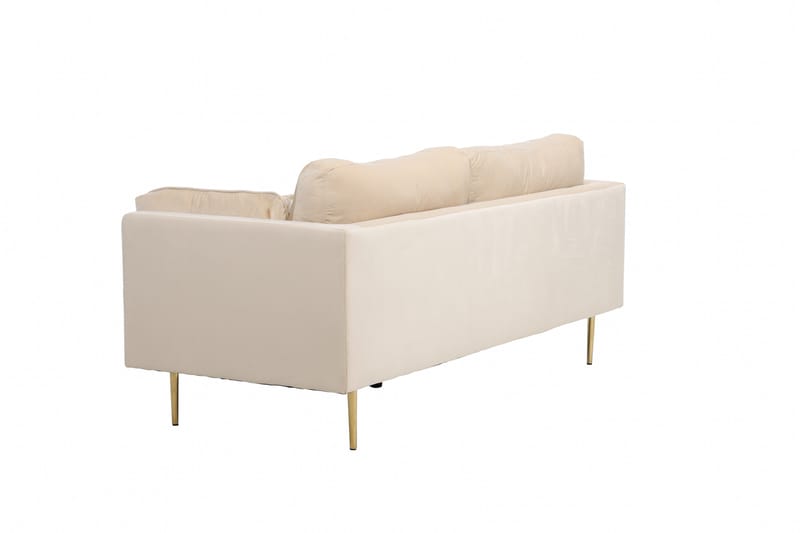 Boom Fløyelssofa 3-seter - Beige - Møbler - Sofaer - 3 seter sofa