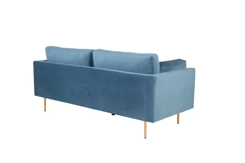 Boom Fløyelssofa 3-seter - Blå - Møbler - Sofaer - 3 seter sofa