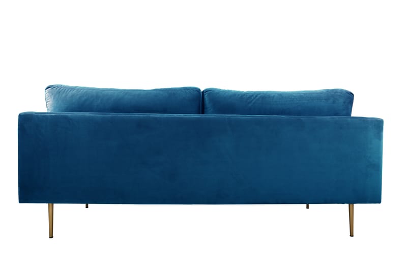 Boom Fløyelssofa 3-seter - Blå - Møbler - Sofaer - 3 seter sofa