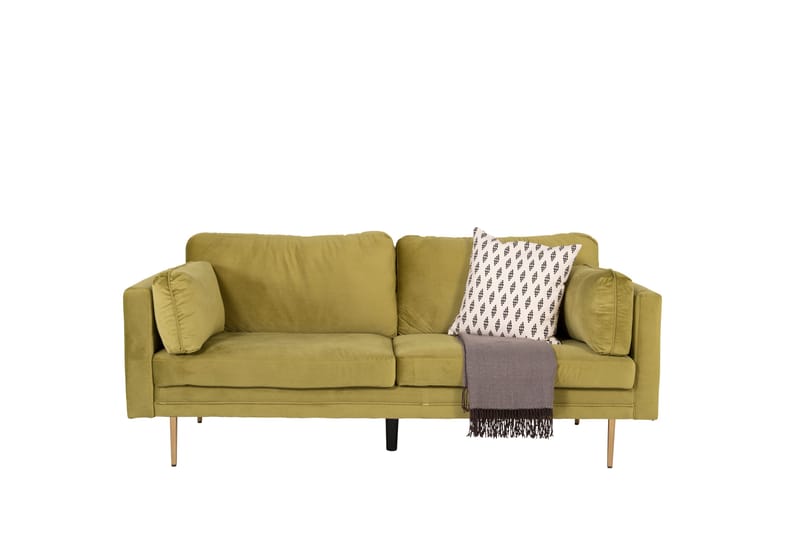 Boom Fløyelssofa 3-seter - Grønn - Møbler - Sofaer - 3 seter sofa