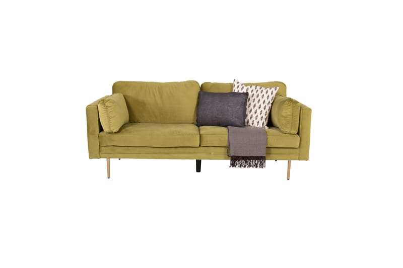 Boom Fløyelssofa 3-seter - Grønn - Møbler - Sofaer - 3 seter sofa