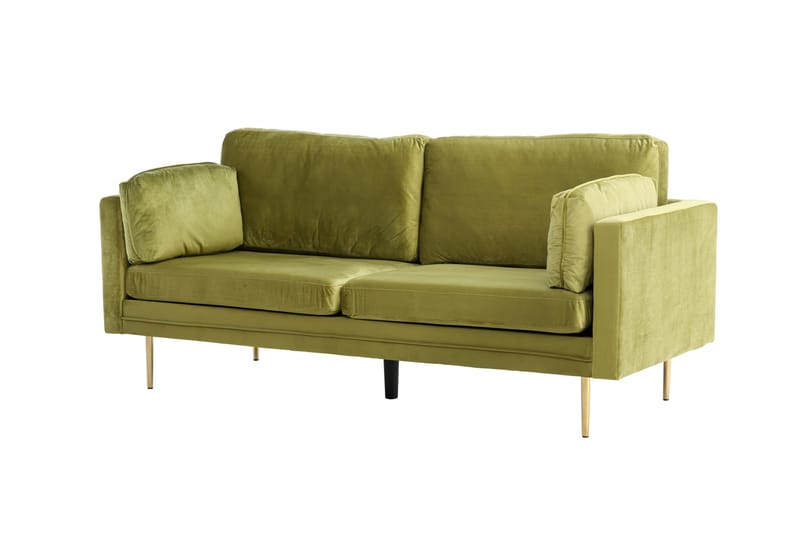 Boom Fløyelssofa 3-seter - Grønn - Møbler - Sofaer - 3 seter sofa