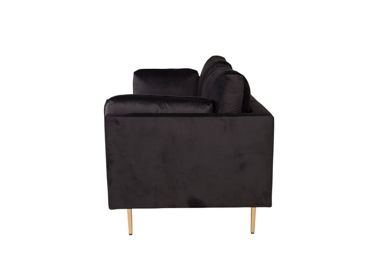 Boom Fløyelssofa 3-seter - Svart - Møbler - Sofaer - 3 seter sofa