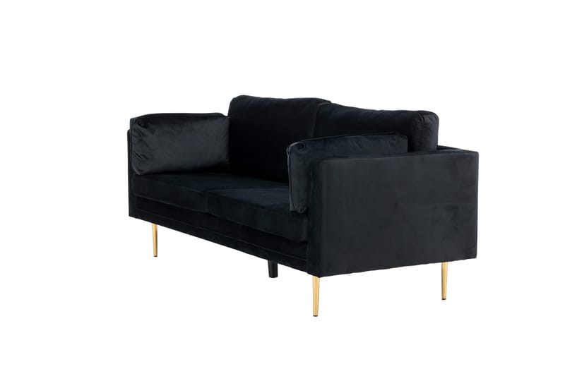 Boom Fløyelssofa 3-seter - Svart - Møbler - Sofaer - 3 seter sofa