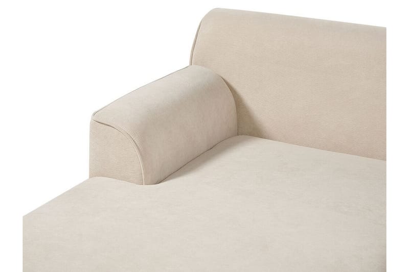 Bree Hjørnesofa 3-seter - Beige/Lyst tre - Møbler - Sofaer - Hjørnesofaer