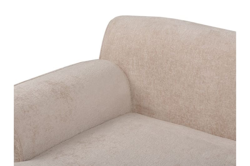 Bree Hjørnesofa 3-seter - Beige/Lyst tre - Møbler - Sofaer - Hjørnesofaer