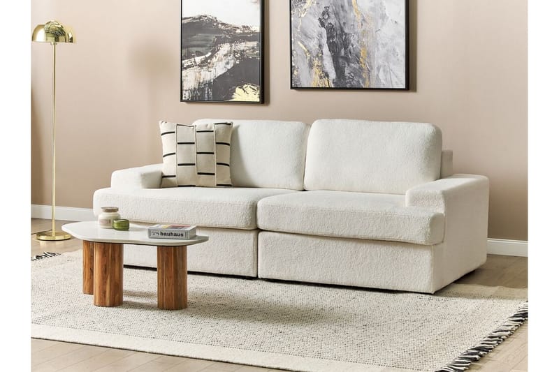 Brennan Sofa 3-seter - Hvit - Møbler - Sofaer - 3 seter sofa