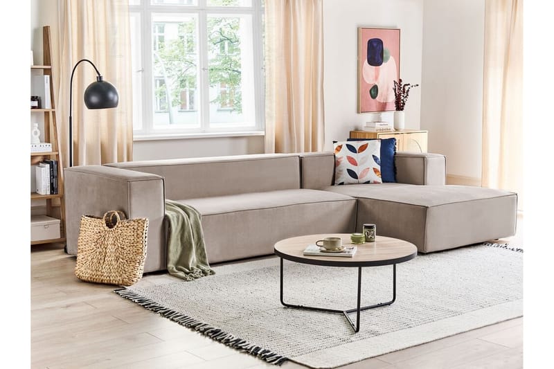 Britt Hjørnesofa 3-seter - Beige - Møbler - Sofaer - Hjørnesofaer