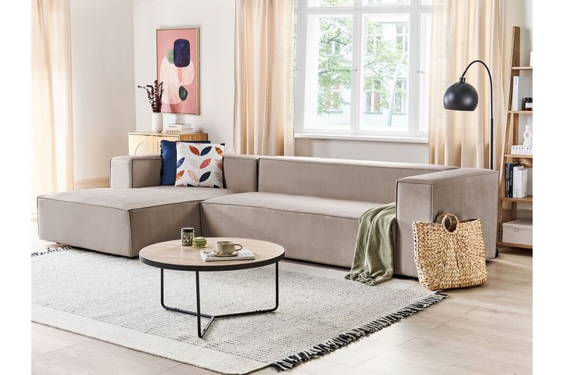 Britt Hjørnesofa 3-seter - Beige - Møbler - Sofaer - Hjørnesofaer