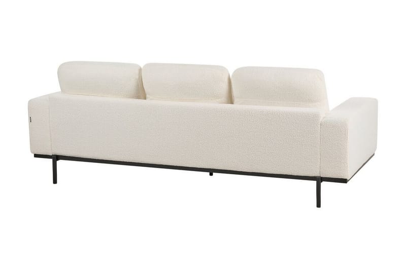 Bruna Sofa 3-seter - Hvit/Svart - Møbler - Sofaer - 3 seter sofa