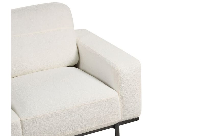 Bruna Sofa 3-seter - Hvit/Svart - Møbler - Sofaer - 3 seter sofa