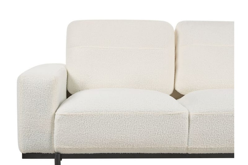 Bruna Sofa 3-seter - Hvit/Svart - Møbler - Sofaer - 3 seter sofa