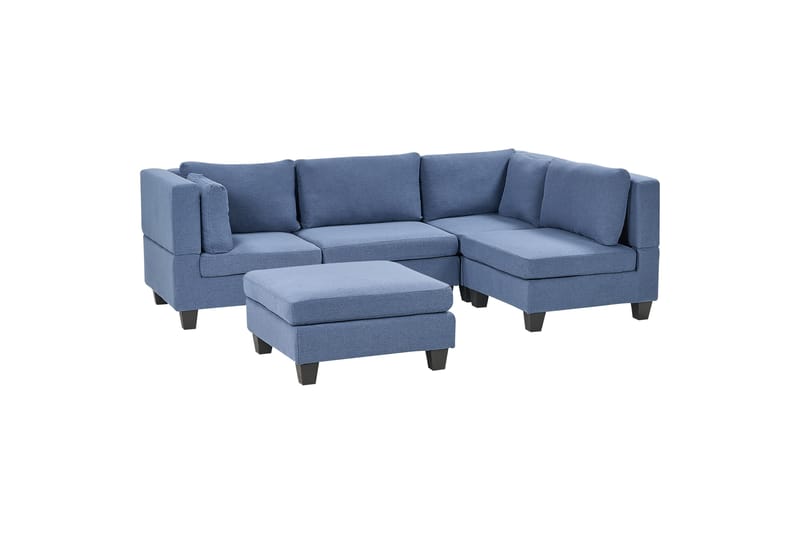 Buck Sofa 4-seter - Blå/Svart - Møbler - Sofaer - 4 seter sofa