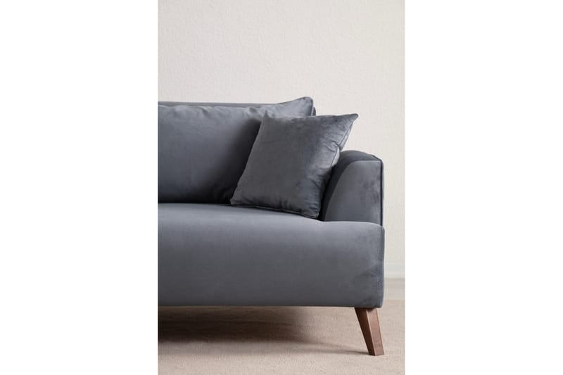 Buhara Sofa 3-seter - Mørk grå - Møbler - Sofaer - 3 seter sofa